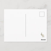 Aquarelle de Noël Pine Arbres Bonne carte de vacan (Dos)