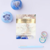 Aquarelle de parties scintillant et prospectus d'h (Simple)