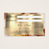 Aquarelle de Parties scintillant or Brown (Dos)