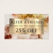 Aquarelle de Parties scintillant or Brown (Devant)