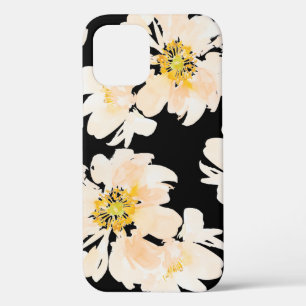 Aquarelle de pivoine fleurit sur le coque iphone d