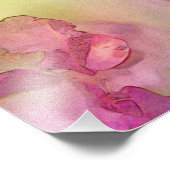 Aquarelle de pois doux Imprimer photo Abstraite (Coin)