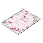 Aquarelle de prune Pois doux Journal de prière flo (Côté gauche)