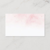 Aquarelle de rappel de rendez-vous de salon (Dos)