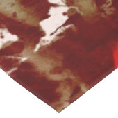 Aquarelle de rose rouge de nappe (Angle)