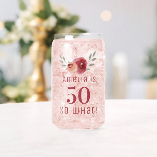 Aquarelle de rose rouge florale positive 50e anniv