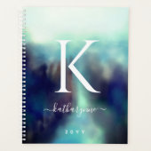 Aquarelle de signature personnalisée Monogramme Ab (Devant)