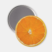 Aquarelle de tranche orange - Aimant (Recto/Verso)