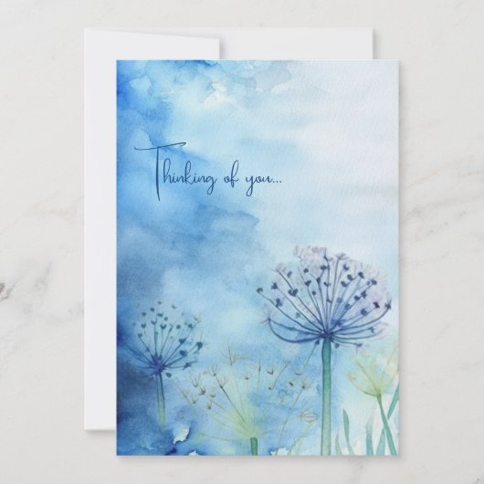 Aquarelle de votre carte (Devant)