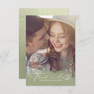 Aquarelle Dégradé Merci Sage Vert ID786