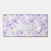Aquarelle délicate Fleurs violettes (Clavier et souris)