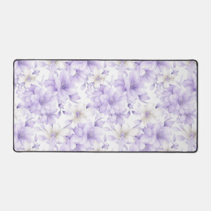 Aquarelle délicate Fleurs violettes