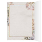Aquarelle délicate Mariage Merci (Intérieur (Gauche))