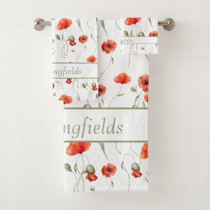 Aquarelle délicieuse Poppies sauvages