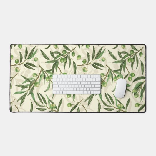 Aquarelle des branches d'olive (Clavier et souris)