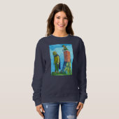 Aquarelle des elfes de Crossroad Sweatshirt (Devant entier)