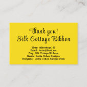 Aquarelle Design Cartes de visite Moderne (Dos)