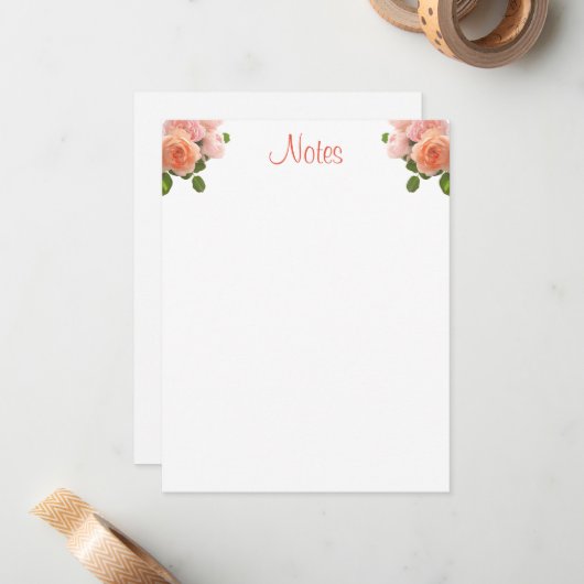 Aquarelle design de Script Modèle (Devant/Arrière en situation)