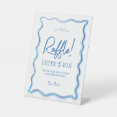 Aquarelle dessinée à la main Bleu Blanc Logo Signe (Recto)