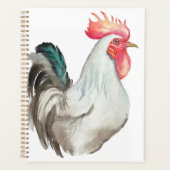 Aquarelle dessinée à la main d'un coq (Devant)