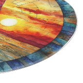 Aquarelle d'été Planche à découper (Coin)