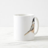 Aquarelle d'Oiseau de poulet mignonne Mug de café (Devant droit)
