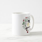 Aquarelle d'Oiseau de poulet mignonne Mug de café (Devant droit)