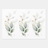 Aquarelle d'or du feuillage feuille (Devant 3)