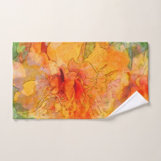 Aquarelle dorée Marigold (Serviette à main)