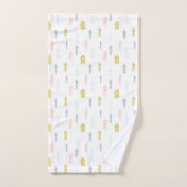 Aquarelle douce Chevron Motif (Serviette à main)