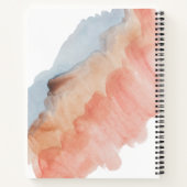 Aquarelle douce Gratitude Journal personnalisée (Dos)