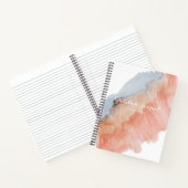 Aquarelle douce Gratitude Journal personnalisée (Intérieur)