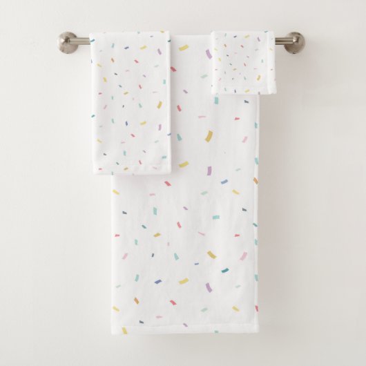 Aquarelle douce Motif Confetti (En situation)