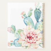 Aquarelle douce Pastel Blooming Cactus (Dos)