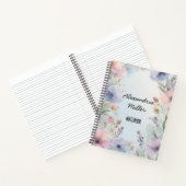 Aquarelle douce Pastel Carnet floral (Intérieur)