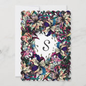 Aquarelle Dragon Lilies Baby Shower Invitations (Dos)