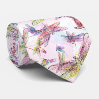 Aquarelle Dragonfly Design cravate 2