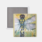 Aquarelle dragonfly Dream Magnet (Recto/Verso)
