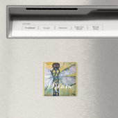 Aquarelle dragonfly Dream Magnet (In Situ (Lave-vaisselle))