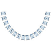 Aquarelle Drapeau de jonction de fleurs bleues (Tout)