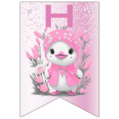 Aquarelle Drapeau de soudage rose fleur (Deuxième drapeau)