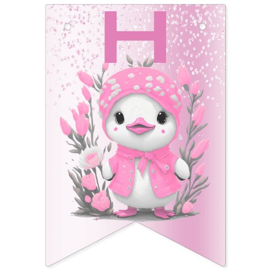 Aquarelle Drapeau de soudage rose fleur (Deuxième drapeau)