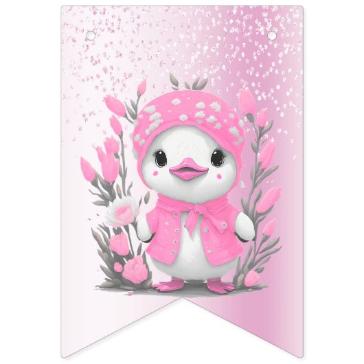 Aquarelle Drapeau de soudage rose fleur (Premier drapeau)