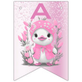 Aquarelle Drapeau de soudage rose fleur (Troisième drapeau)