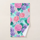 Aquarelle du jardin de printemps 2 (Serviette à main)