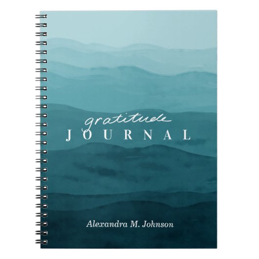 Aquarelle du journal de la satisfaction personnali (Devant)