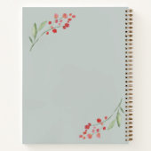 Aquarelle du journal de prières Fleurs lumineuses (Dos)