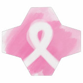 Aquarelle du ruban de sensibilisation au cancer du (Plat)