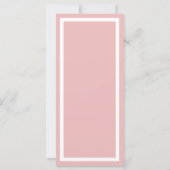 Aquarelle Easter Cute Bunny avec menu Ballotte (Dos)