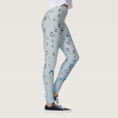 Aquarelle Eau Drops Leggings Designig (Droite)